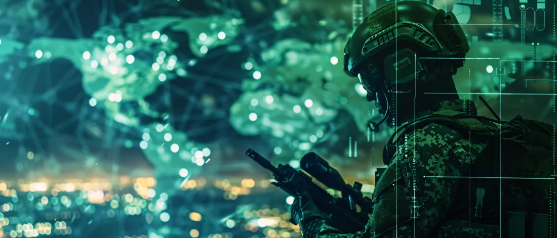 silhouette-soldier-holding-rifle-with-city-lights-world-map-background-silhouette
