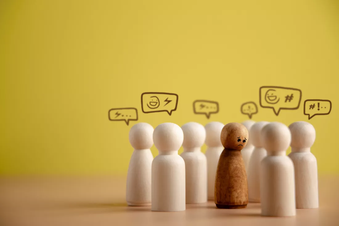 bullying-racist-concept-world-social-issue-sad-person-being-bullied-from-others-parody-intimidation-doing-saying-bad-presenting-by-wooden-peg-dolls