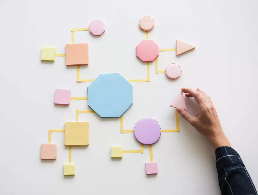 business-process-concept-shapes-paper