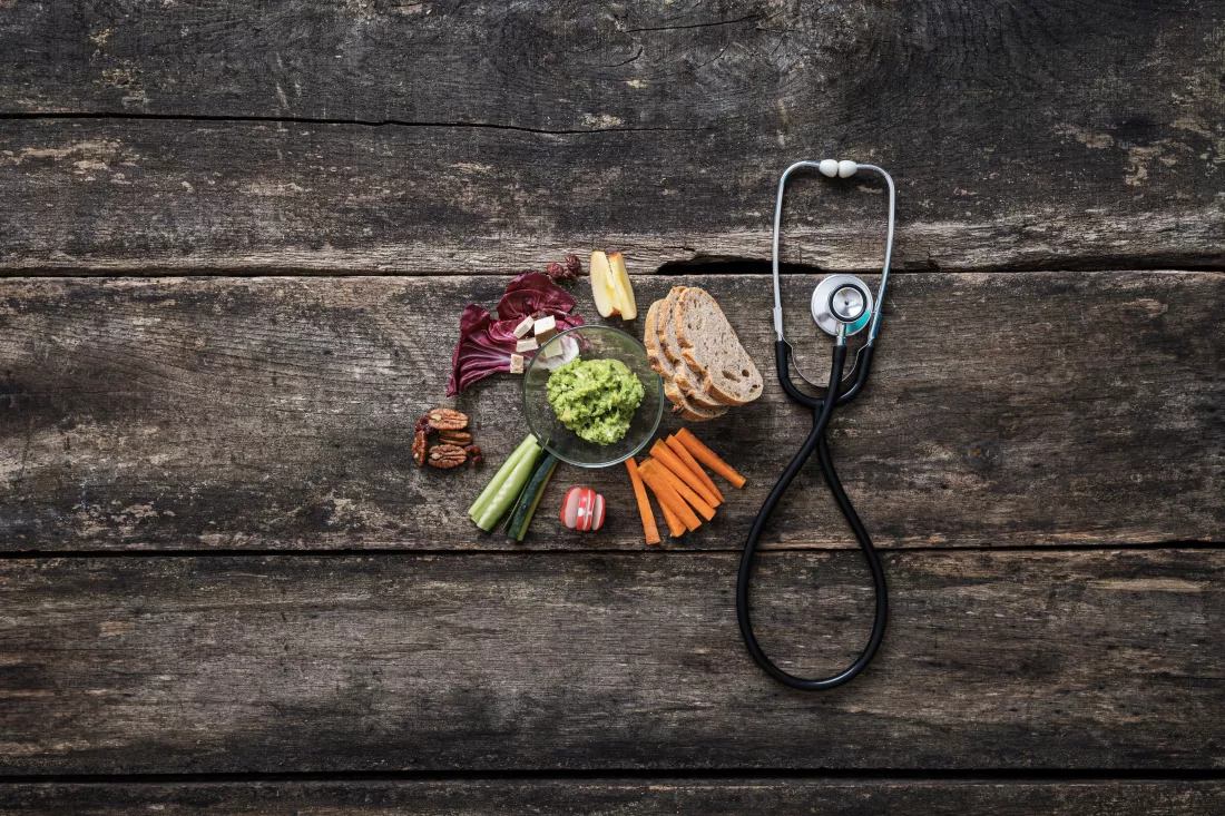 high-angle-view-fruit-table