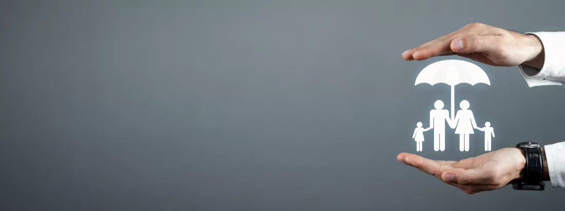 man-protect-family-symbol-with-umbrella-family-insurance-concept